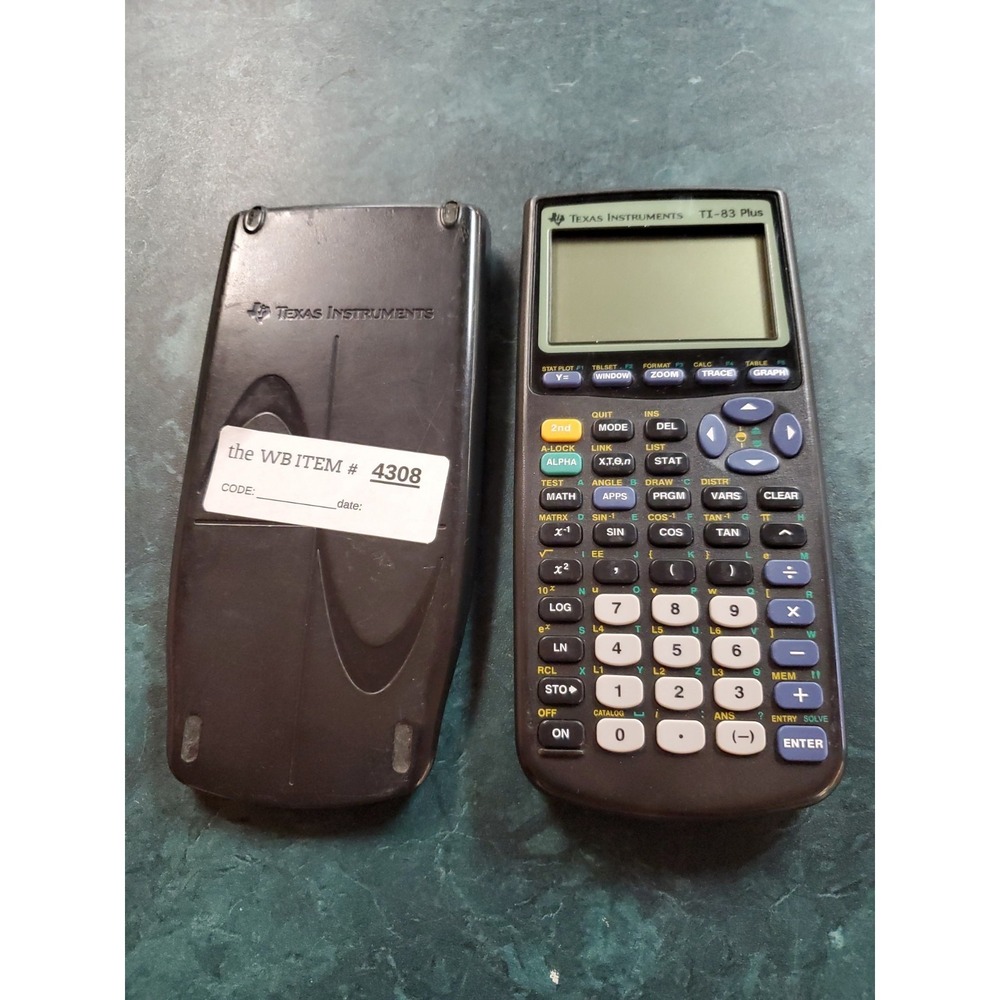 Texas Instruments Graphing Calculator TI 83 Plus. Tested